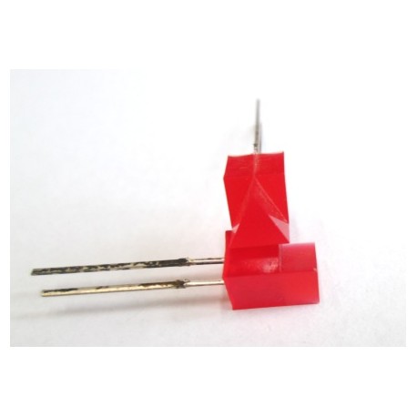 LED TRIANGOLARE ROSSO 4.5 X 3 mm