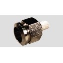 PORTALED METALLICO CONICO PER LED Ø 10MM