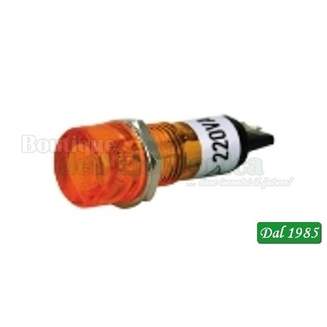 SEGNALATORE LUMINOSO 220V GIALLO