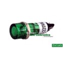 SEGNALATORE LUMINOSO 220V VERDE