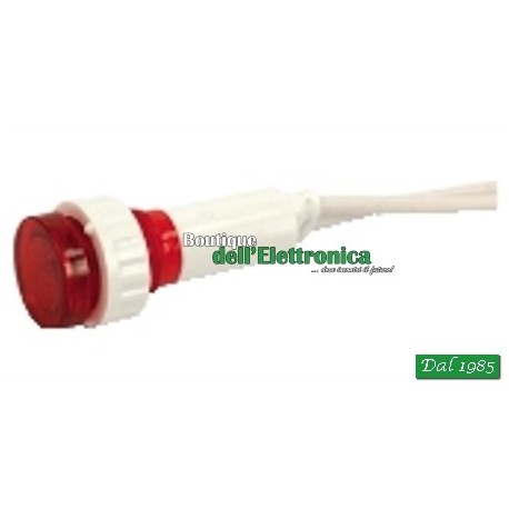 SEGNALATORE LUMINOSO AL NEON 220V GIALLO