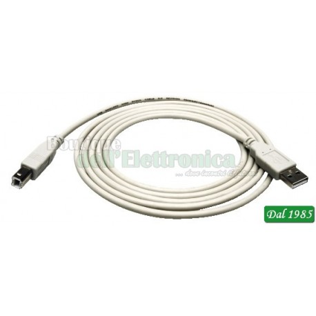 CAVO USB 2.0 AB MASCH/MASCHIO 2 MT