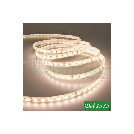 STRISCIA 5M IP65 5050 60LED/M 12V 14,4W/M 1350LM/M 6500K