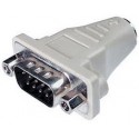 ADATTATORE SUB-D 9 POLI MASCHIO - PRESA MINI DIN 8 POLI