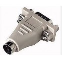 ADATTATORE SUB-D 9 POLI MASCHIO /MINIDIN 6 POLI PS/2