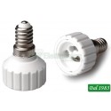 ADATTATORE PER LAMPADE DA E14 A GU10