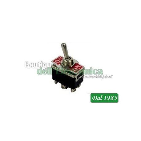 COMMUTATORE BIPOLARE 10A 250V AC ALTO CARICO