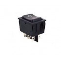 DEVIATORE BIPOLARE A BILANCIERE PER MONTACARICHI 12A 220V NERO
