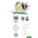 PULSANTE ANTIVANDALO LUMINOSO GIALLO 19 mm 24 VOLT
