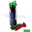 ASSORTIMENTO DI 400 FASCETTE MULTICOLOR