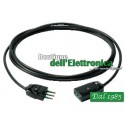 PROLUNGA ELETTRICA 3 MT NERA ( Mod. VIMAR OP32362 )