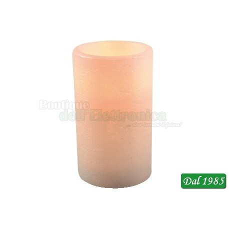 CANDELA LED BIANCO CALDO A BATTERIA
