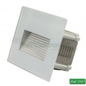 LUCE DI CORTESIA ASIMMETRICA DA INCASSO - LED 2W, 4W - Per Scatole E503