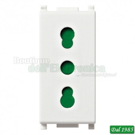 PRESA ELETTRICA VIMAR 2P+T 16A P17/11 COLORE BIANCO