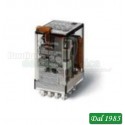 RELÈ FINDER 12VAC 4 CONTATTI IN SCAMBIO 7A mod.55.34