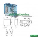 RELÈ FINDER 12VDC 1 CONTATTO IN SCAMBIO 16A mod.40.61