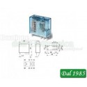 RELÈ FINDER 24VDC 2 CONTATTI IN SCAMBIO 8A mod.40.52S