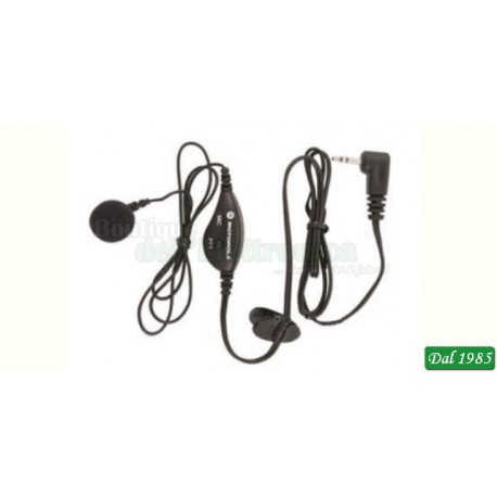 AURICOLARE C/MICROFONO PTT PER PMR MOTOROLA PER T60 - T80