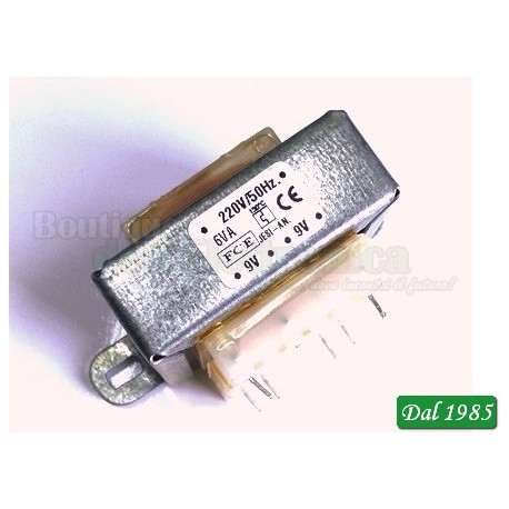 TRASFORMATORE ALIMENTAZIONE 9+9V 6VA - FCE