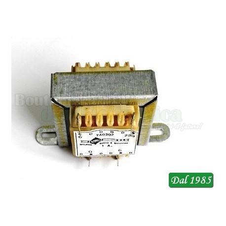 TRASFORMATORE DI ALIMENTAZIONE TA0302 - 6V - 1000mA (6VA) PRIMARIO 230V - 50/60Hz