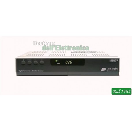 DECODER COMBO HUMAX DVB-T+DVB-S NERO