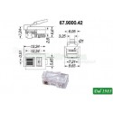 SPINA PLUG RJ11 4POLI
