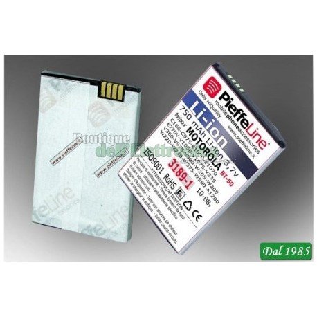 BATTERIA MOTOROLA W 220-230-C168 850 MAH 3,7 V A LITIO