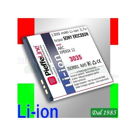 BATTERIA PER SONY-ERICSON BA 750 3,7 VOLT 1500 MAH A LITIO