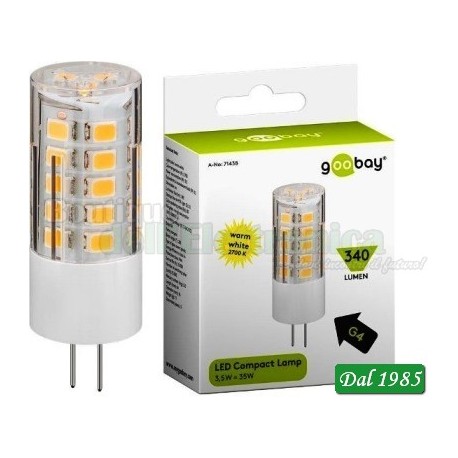 LAMPADA A LED G4 3,5W BIANCO CALDO