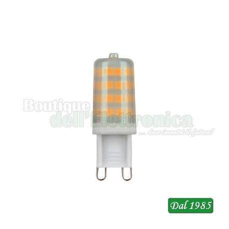 LAMPADINA LED BISPINA ATTACCO G9 230 VOLT 3,5 WATT 3000°K