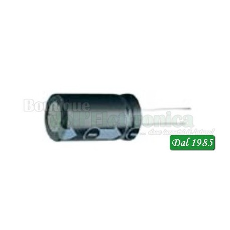 CONDENSATORE ELETTROLITICO 470uF 25V VERTICALE 105 16x26