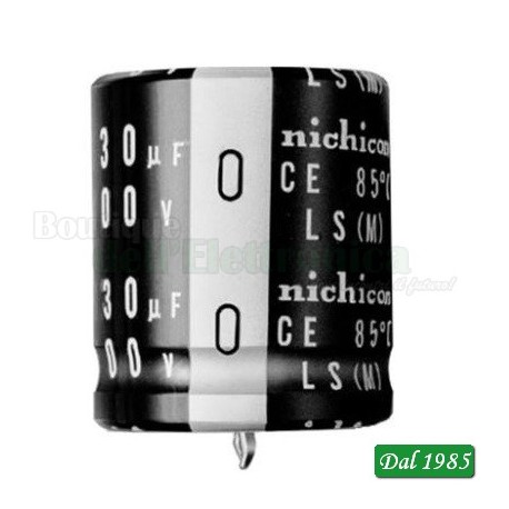 CONDENSATORE ELETTROLITICO 330µF ±20%, 450 V, +85°C RADIALE