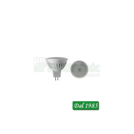 LAMPADA DICROIDA A LED 12 VOLT 6 WATT LUCE NATURALE ATTACCO GU5,3