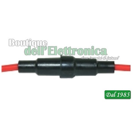 PORTAFUSIBILE VOLANTE PER FUSIBILE 5X20
