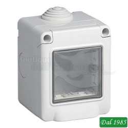 CONTENITORE PLASTICO VIMAR DA PARETE IP 55 2 POSTI