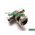 ADATTATORE BNC TWINAX TRIPLO JACK-PLUG-JACK