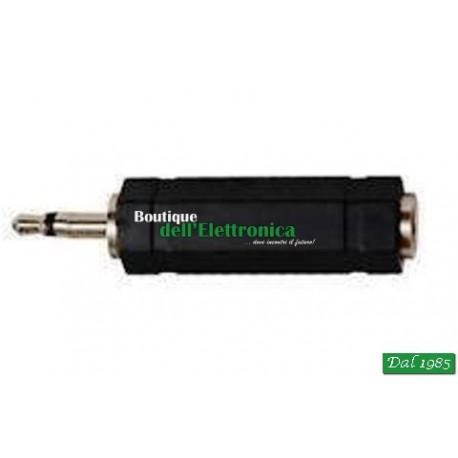 ADATTATORE DA SPINA 2,5MM MONO A PRESA 3,5MM MONO
