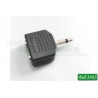 ADATTATORE DA SPINA 3,5MM MONO A 2 PRESE 3,5MM STEREO