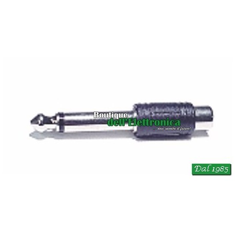 ADATTATORE DA SPINA 6.3 MONO/PRESA RCA