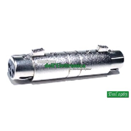 ADATTATORE MICROFONICO XLR 3 POLI PRESA/PRESA