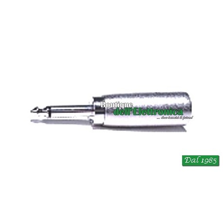 ADATTATORE MICROFONICO XLR DA SPINA 3 POLI A SPINA JACK 6,3 MONO