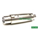 ADATTATORE PRESA XLR 3 POLI/PRESA RCA