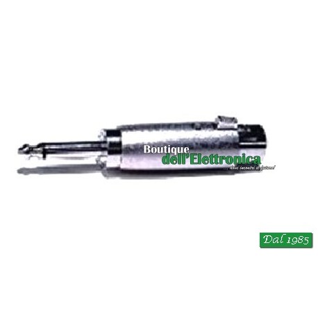 ADATTATORE PRESA XLR 3 POLI/SPINA 6,3 MONO