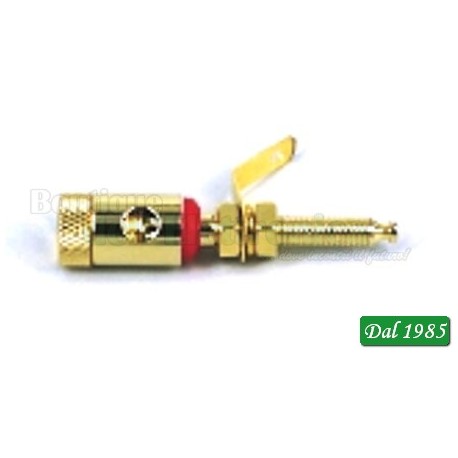 BOCCOLA DA PANNELLO 4MM DORATO ROSSO