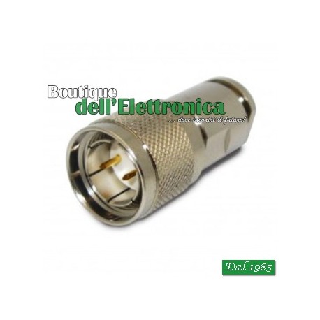 CONNETTORE TWINAX MASCHIO DIRITTO 100 Ohm A SALDARE