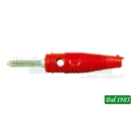 SPINA BANANA PROFESSIONALE DIAMETRO 4MM ROSSO