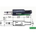 SPINA JACK 3,5MM MONO CON GUIDACAVO
