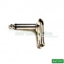 SPINA JACK 6,3MM MONO METALLICA 90°