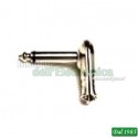 SPINA JACK 6,3MM STEREO METALLICA 90°