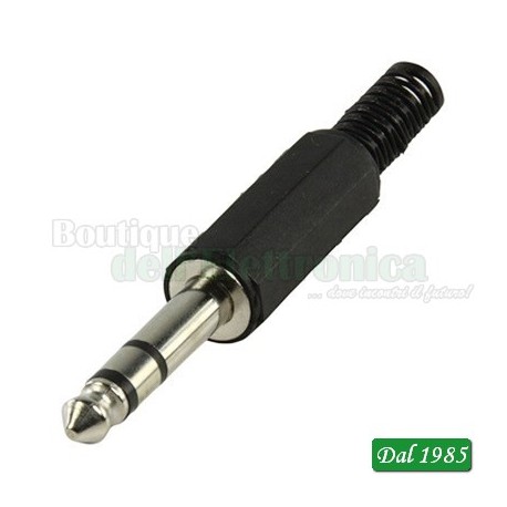 SPINA JACK 6,3MM STEREO VOLANTE